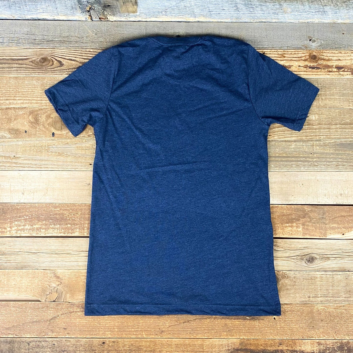 SBSC Adult Unisex Tee - Club Heathered Navy Left logo