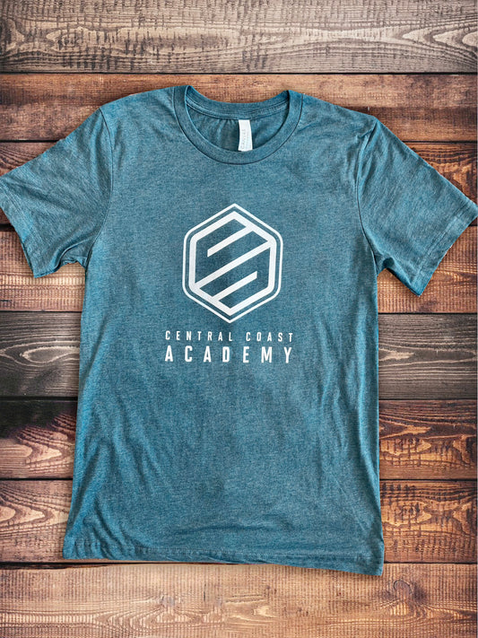 CCA Adult Unisex Tee - Heathered CCA Teal