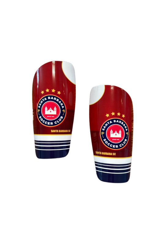 SBSC Shin Guards (YOUTH) - Club Red