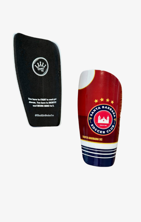 SBSC Shin Guards (YOUTH) - Club Red
